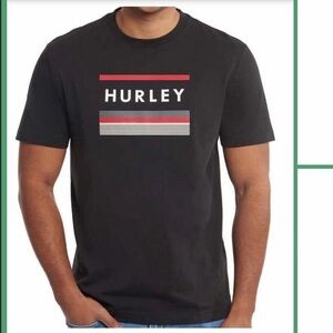 3/$25 Hurley Logo Tee Black Size M